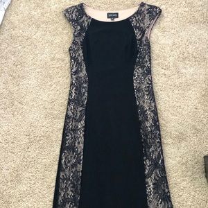 Xscape Long Elegant Black Dress